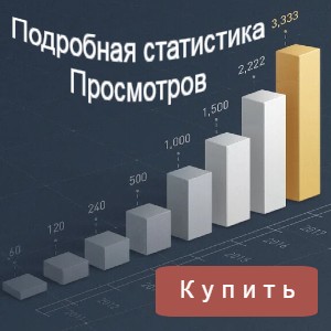 Статистика просмотров